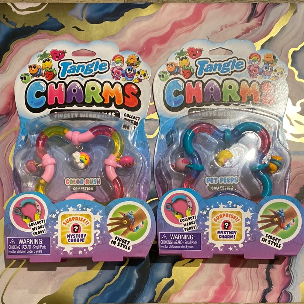 Tangle Charms Fidget Bracelet Set